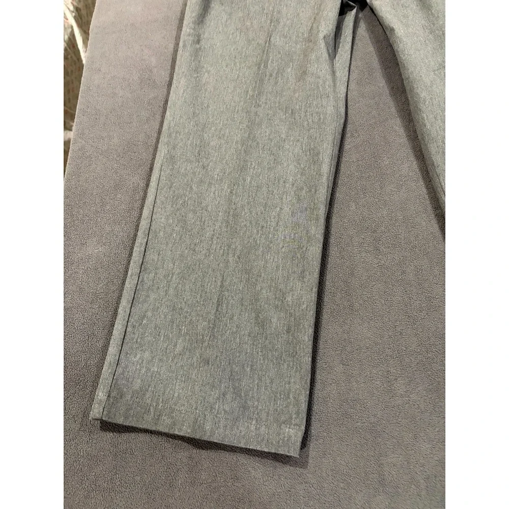 Croft‎ & Barrow Chino Pants Mens 36x30 Gray Cotton Stretch Easy Care Classic Fit